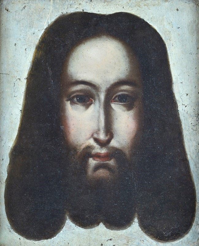 Anonimo, XVIII Sec. - Volto di Cristo