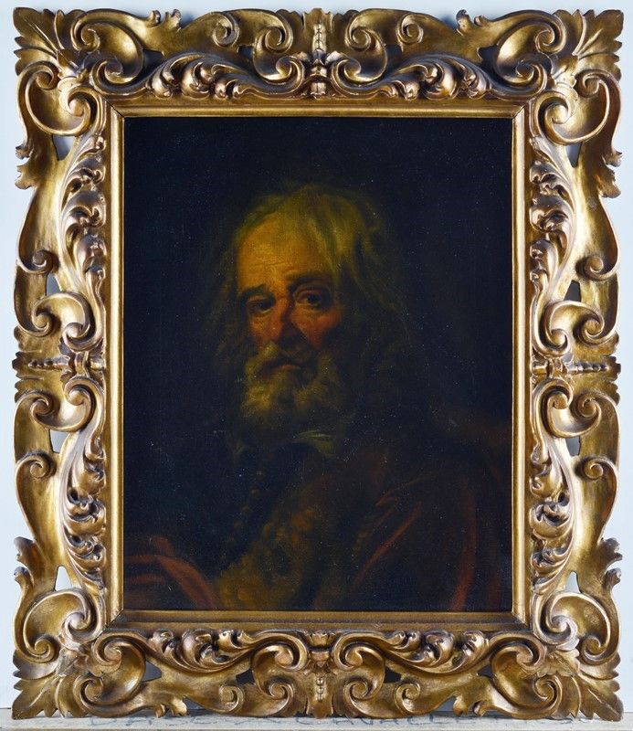 Anonimo, XIX Sec. - Ritratto di Uomo con Barba