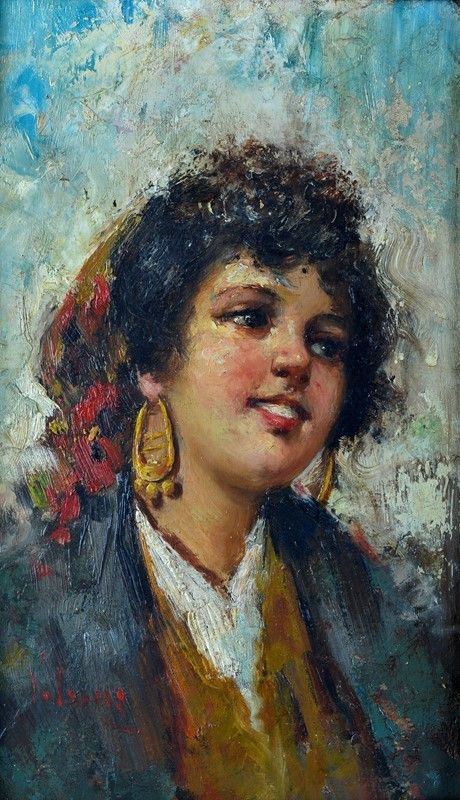 Vincenzo Irolli - Ritratto di popolana