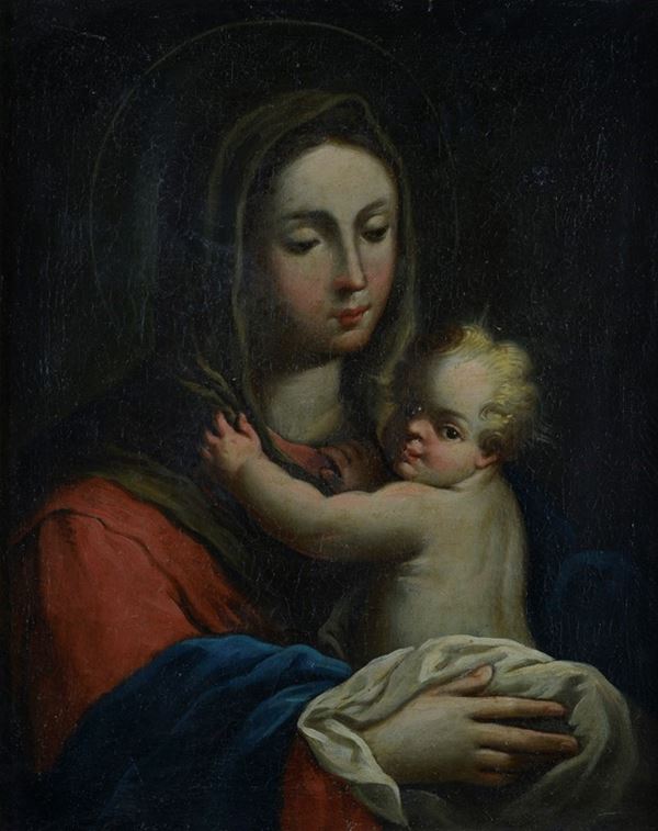 Anonimo, XVIII sec. - Madonna and Child