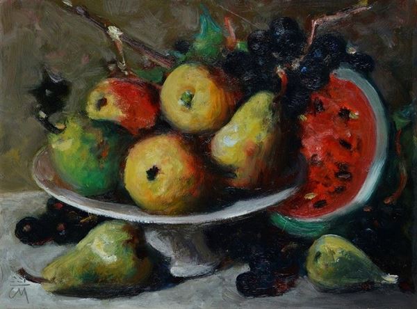 Corrado Michelozzi - Cesta di frutta