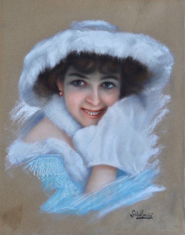 Silvio Bicchi - Ritratto di Donna