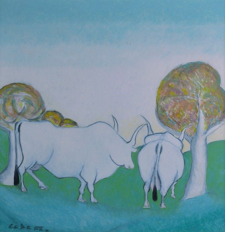 Giuseppe Cesetti - Buoi