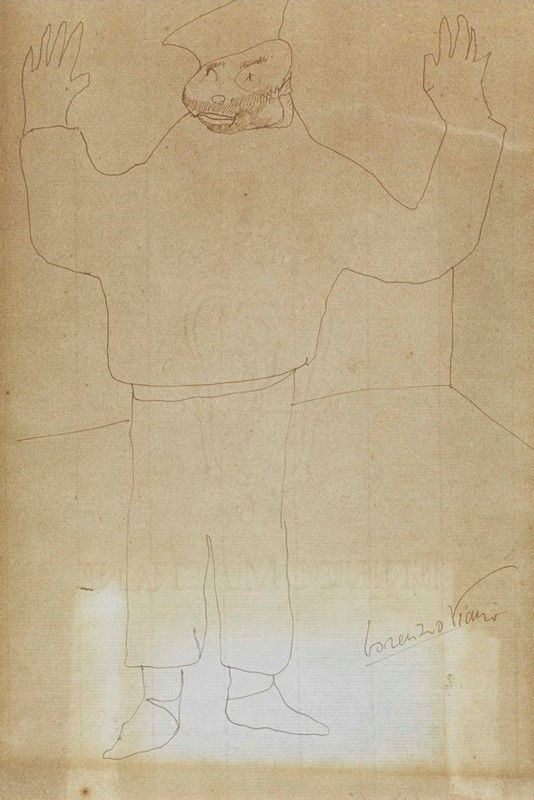 Lorenzo Viani - Figura di un Pazzo