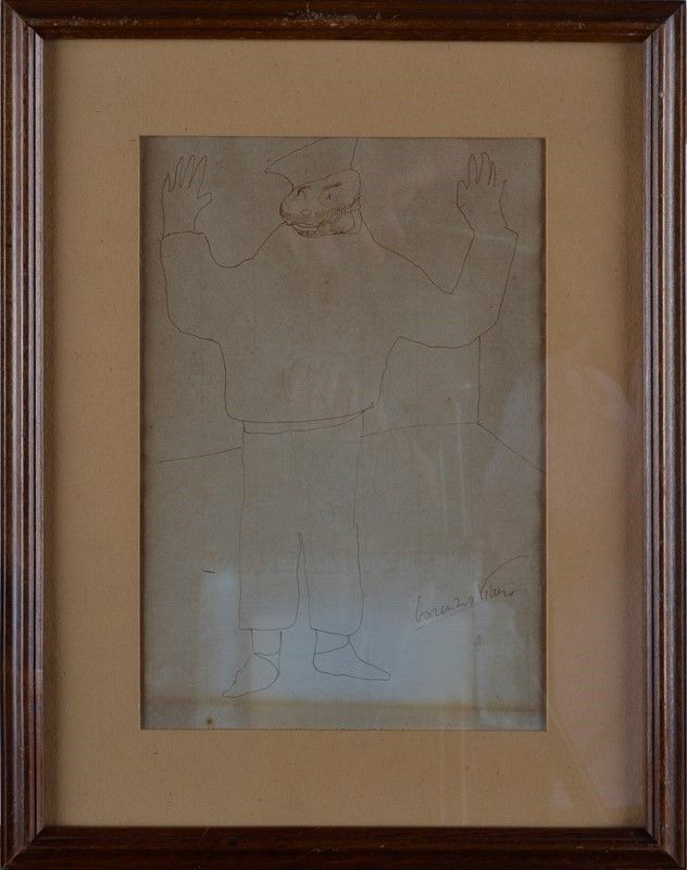 Lorenzo Viani - Figura di un Pazzo