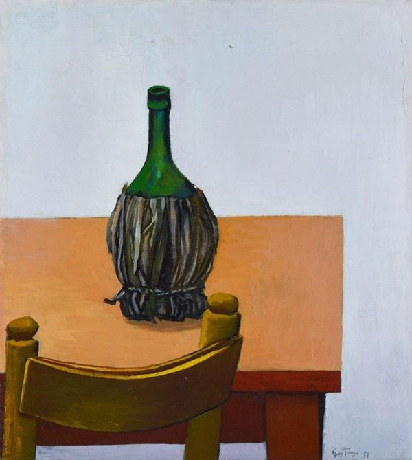 Renato Guttuso - Fiasco sul tavolo