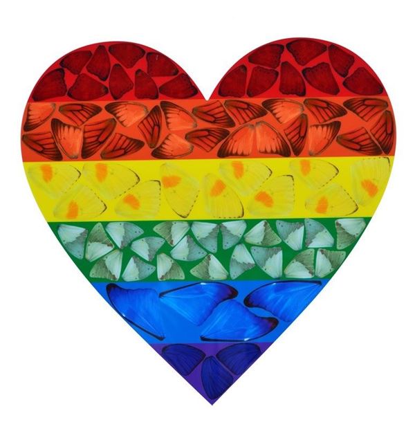 Damien Hirst - Butterfly heart (small)