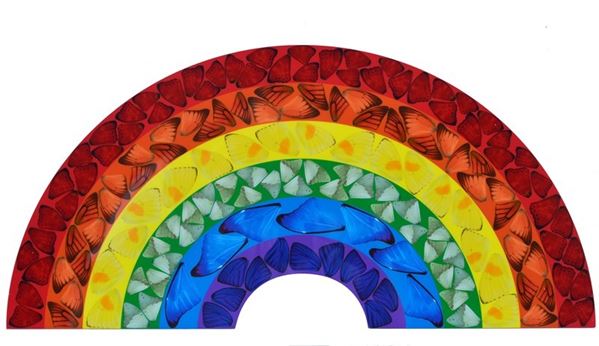 Damien Hirst - Butterfly rainbow (small)