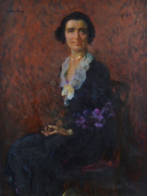 Plinio Nomellini - Ritratto di donna
