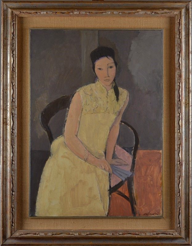 Aldo Salvadori - Donna in Abito Giallo