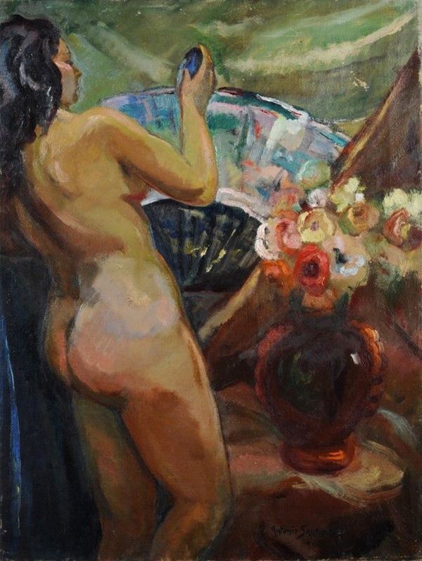 Antonio Santandrea : Alberi Potati, 1957  - Auction AUTORI DEL XIX E XX SEC - Galleria Pananti Casa d'Aste
