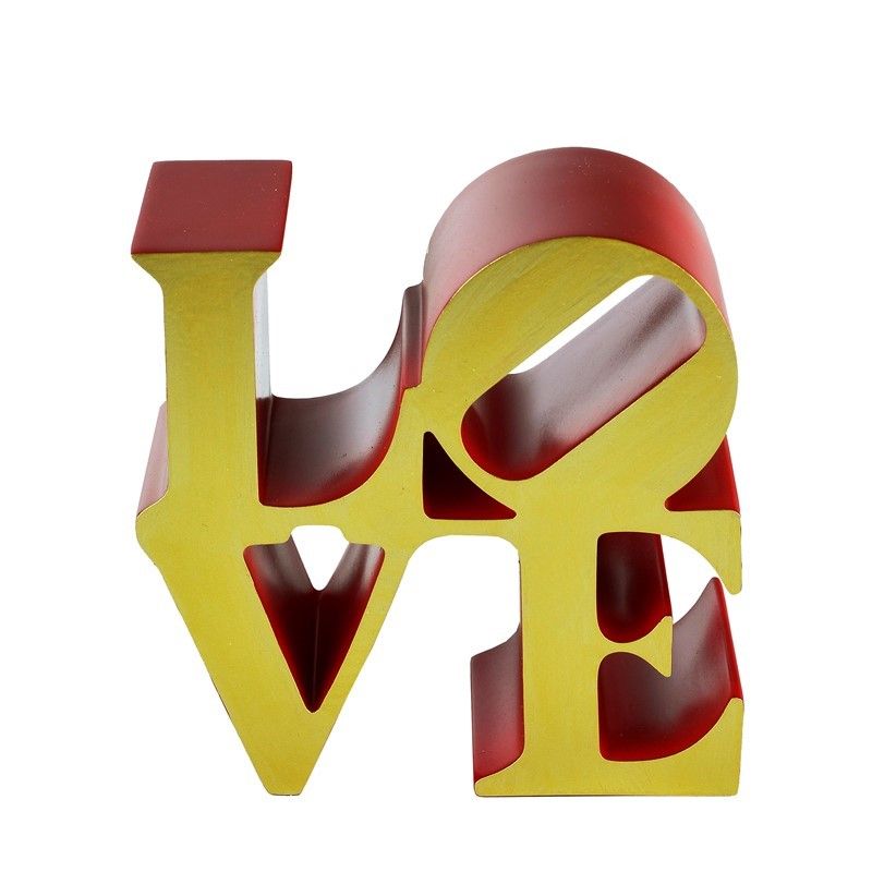 Robert Indiana - Love Red Gold