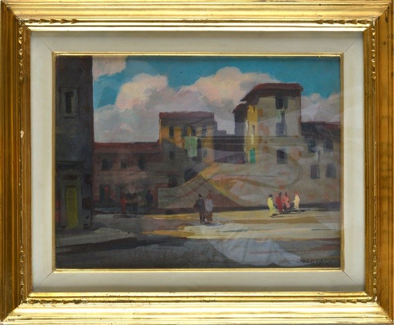 Renato Natali - Vecchia Case a Livorno