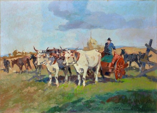Carlo Domenici - Carro rosso