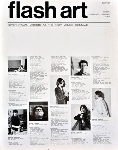 Flash Art, Seven Italian Artist Of The XXXV Venice Biennale