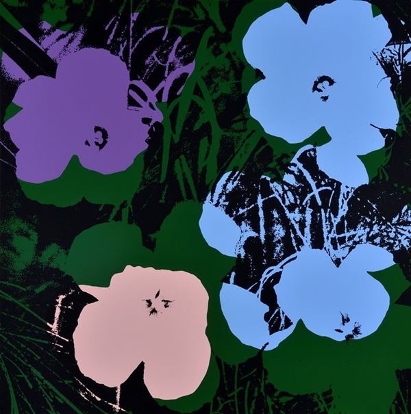 Andy Warhol (After) : Flowers 11.64  - Serigrafia a colori su carta - Asta ARTE MODERNA E CONTEMPORANEA - II - Galleria Pananti Casa d'Aste