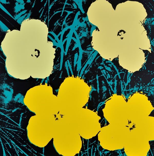 Andy Warhol (After) : Flowers 11.72  - Serigrafia a colori su carta - Asta GRAFICA  [..]