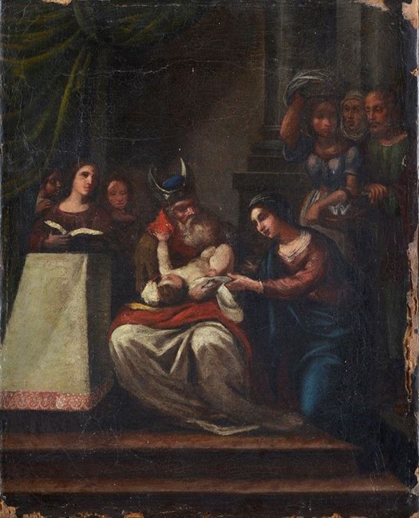 Scuola Veneta, XVII sec. -  XVIIPresentazione di Ges&#249; al Tempio