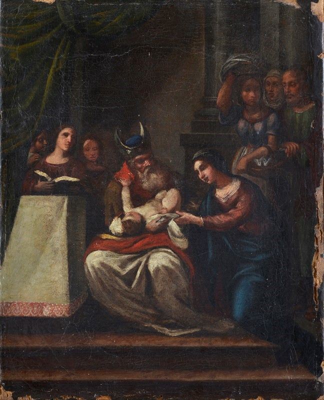 Scuola Veneta, XVII Sec. - Xviipresentazione di Gesù al Tempio