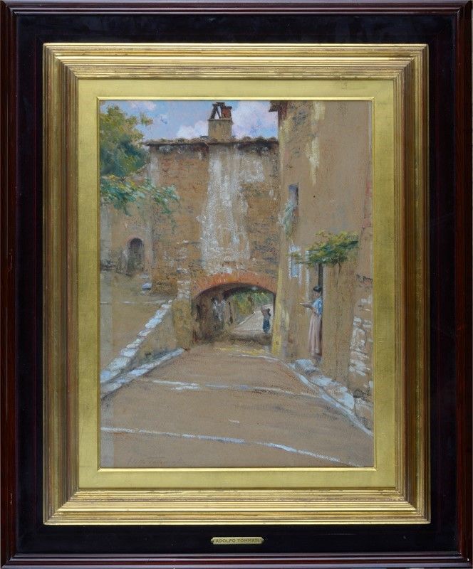 Adolfo Tommasi - Scorcio di Paese