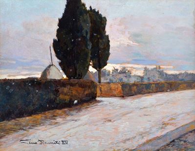 Tramonto su Strada