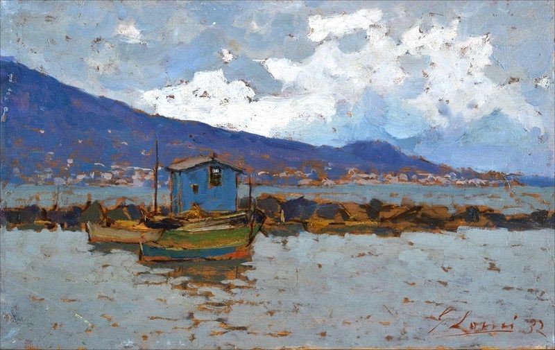 Giovanni Lomi - Scorcio del Golfo di Napoli