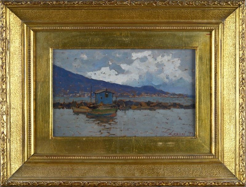 Giovanni Lomi - Scorcio del Golfo di Napoli