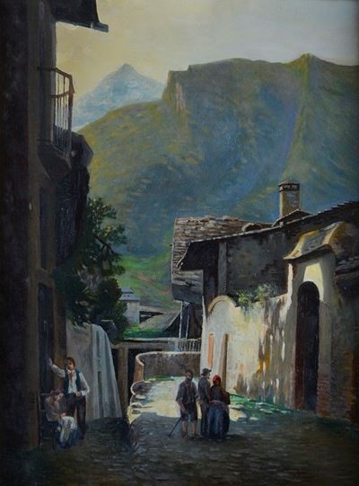 Strada Montana con Figure