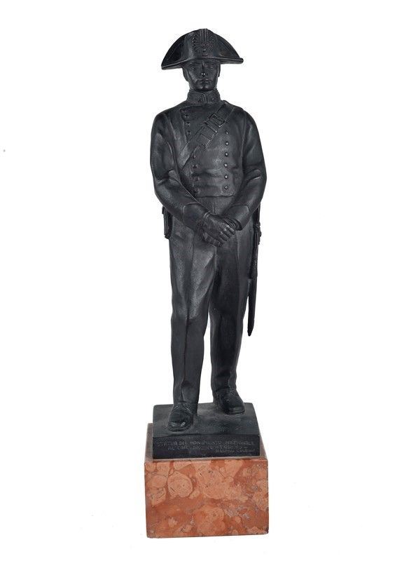 Scultura di Carabiniere Reale