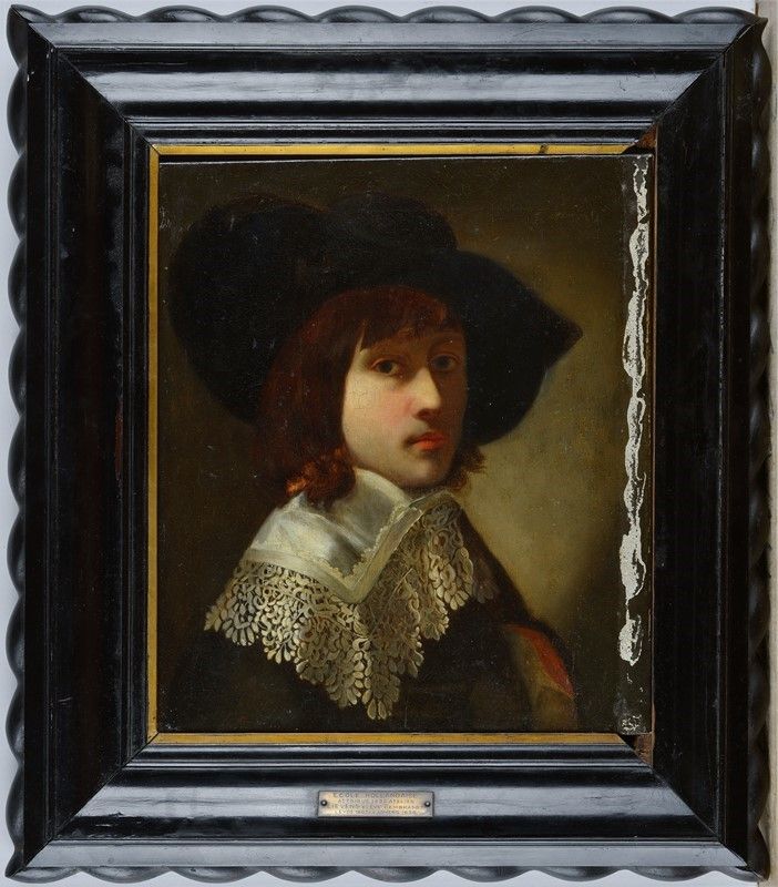 Scuola Olandese, XVII Sec. - Ritratto di Giovane