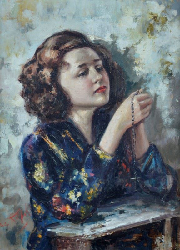 Franco Rispoli - Woman in prayer