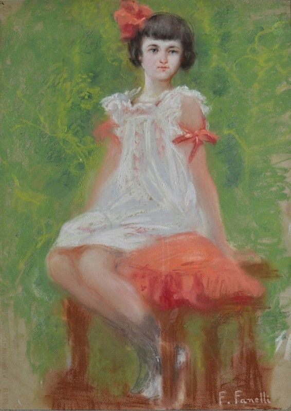 Francesco Fanelli - Ritratto di Bambina