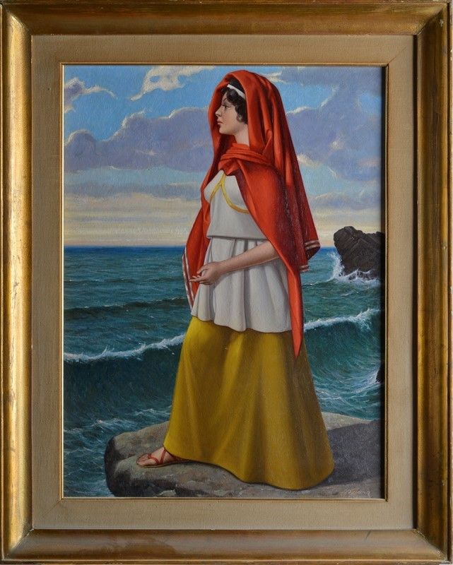 Ampelio Bonora - Ritratto di Donna
