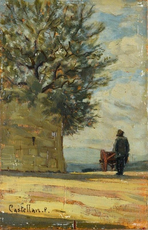 Paride Castellan - Man with cart