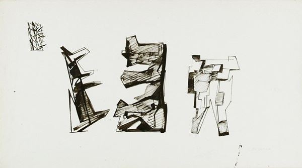 Pietro Consagra : Composizione  - Auction Arte Moderna e Contemporanea - III - Galleria Pananti Casa d'Aste