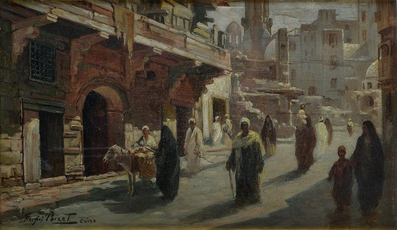 Dofni Poiret - Scena di Vita Quotidiana al Cairo