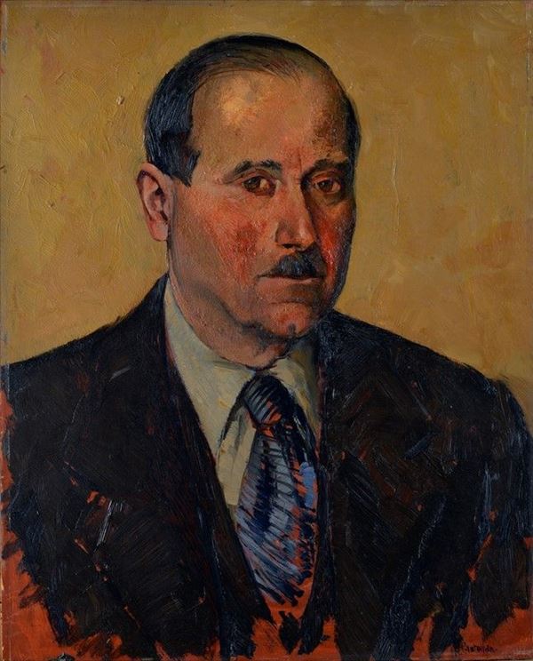Paride Castellan - Ritratto di Gino Scapigliati 