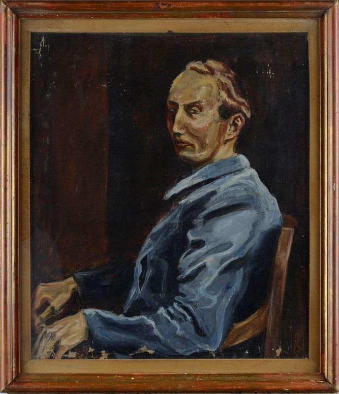 Anonimo, XX Sec. - Ritratto di Uomo Seduto