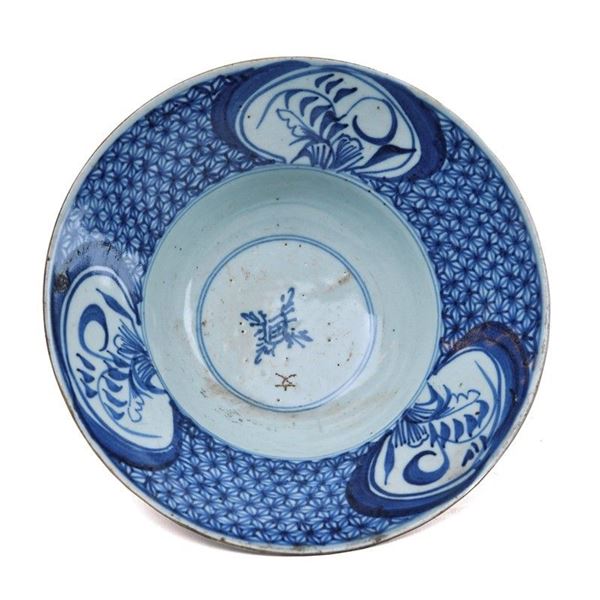 Scodella in porcellana bianco blu
