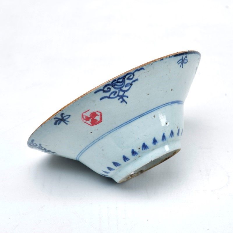 Scodella in Porcellana Bianco Blu