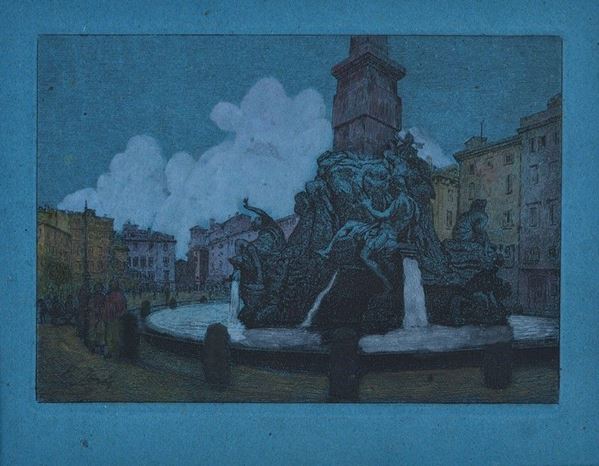 Pio Joris - Fontana di Piazza Navona a Roma