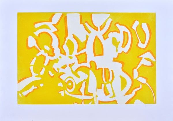 Carla Accardi : Senza titolo  - Acquatinta - Asta ARTE MODERNA E CONTEMPORANEA - II - Galleria Pananti Casa d'Aste