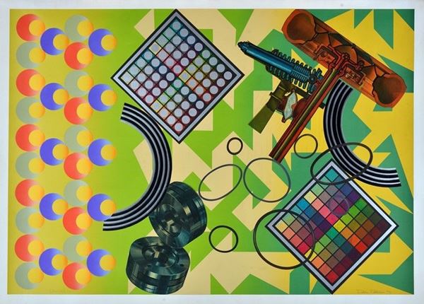 Peter Phillips : Senza titolo   (1974)  - Serigrafia - Asta ARTE MODERNA E CONTEMPORANEA - II - Galleria Pananti Casa d'Aste