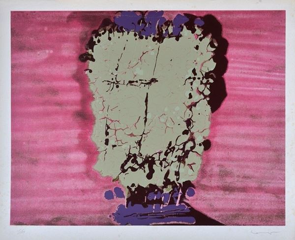 Pietro Consagra : Senza titolo  - Litografia - Asta ARTE MODERNA E CONTEMPORANEA - II - Galleria Pananti Casa d'Aste