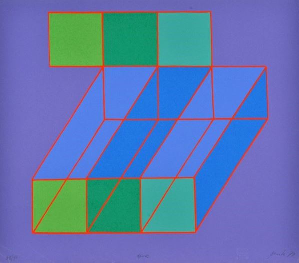 Achille Perilli : Dance  (1979)  - Litografia - Asta ARTE MODERNA E CONTEMPORANEA - II - Galleria Pananti Casa d'Aste