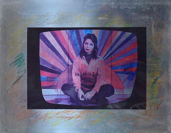 Franco Angeli : Isabella  (1972)  - Litografia a colori - Asta ARTE MODERNA E CONTEMPORANEA - II - Galleria Pananti Casa d'Aste