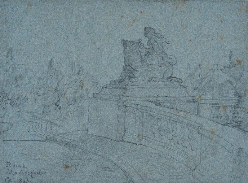 Anonimo, XIX Sec. - Villa Borghese