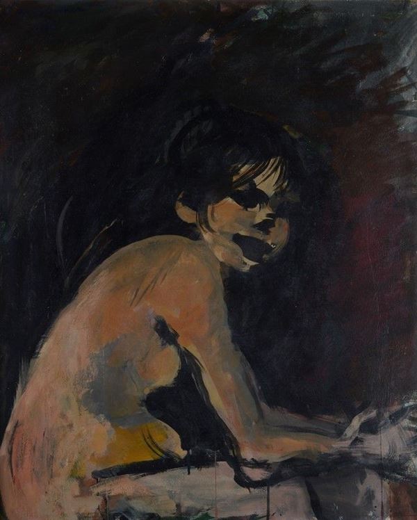 Ugo Capocchini - Seated woman