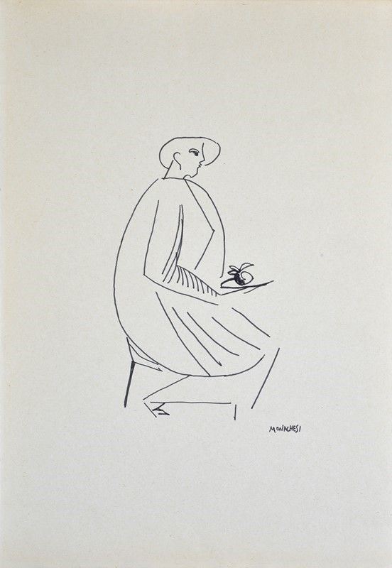 Sante Monachesi - Figura di Donna Seduta