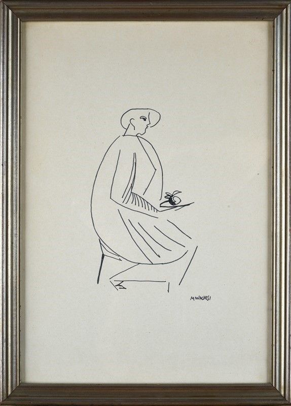 Sante Monachesi - Figura di Donna Seduta